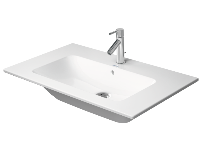На изображении товар Раковина мебельная 830 мм, Duravit ME by Starck, белая от официального представителя в Москве