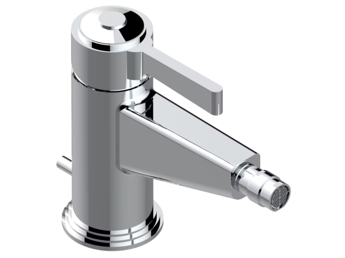 На изображении товар Смеситель для биде THG Le 9 Howlite,  однорычажный, с донным клапаном, цвет хром от официального представителя в Москве