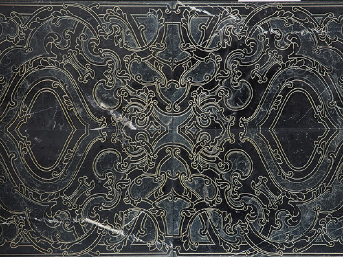 На изображении товар Akros Venezia Камень La Dolce vita Sublime XL Old Nero Marquinia 61х122х1 от официального представителя в Москве