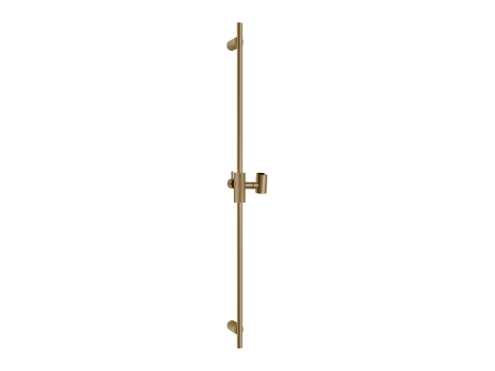 На изображении товар Штанга для душа Gessi Anello, настенная, h900 мм, цвет Warm Bronze Brushed PVD от официального представителя в Москве