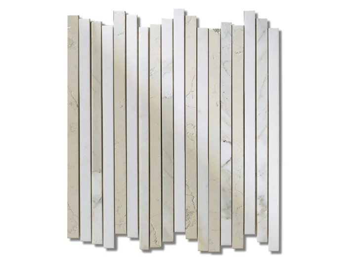 На изображении товар Sicis Смешанная мозаика Fibers Thick Dolomite 288x331 mm от официального представителя в Москве