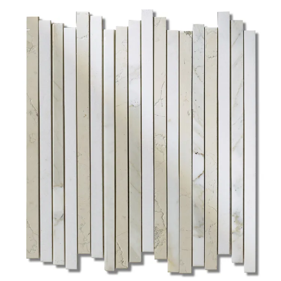 Sicis Смешанная мозаика Fibers Thick Dolomite 288x331 mm