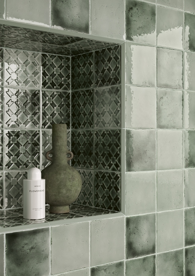 CERAMICHE GRAZIA Керамическая плитка SHADES OF ART 13X13 ALCAZAR CHARCOAL - изображение 2