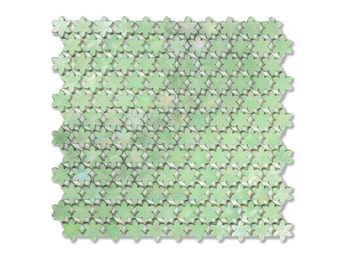 На изображении товар Sicis Смальтовая мозаика Petites Fleurs F15 Galingale sheet-size 316x293 mm от официального представителя в Москве