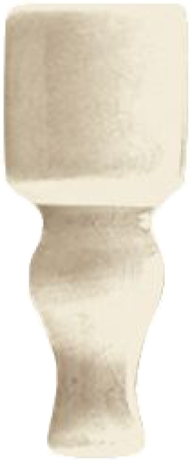 CERAMICHE GRAZIA Угловой элемент EPOQUE ANGOLO FINALE 6,5X2 BEIGE/IVORY MAT