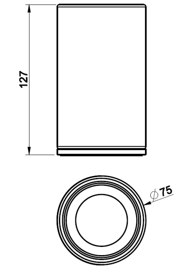 Стакан Gessi Ventaglio Accessories, настольный, ⌀75мм, цвет Antique Brass - изображение 1