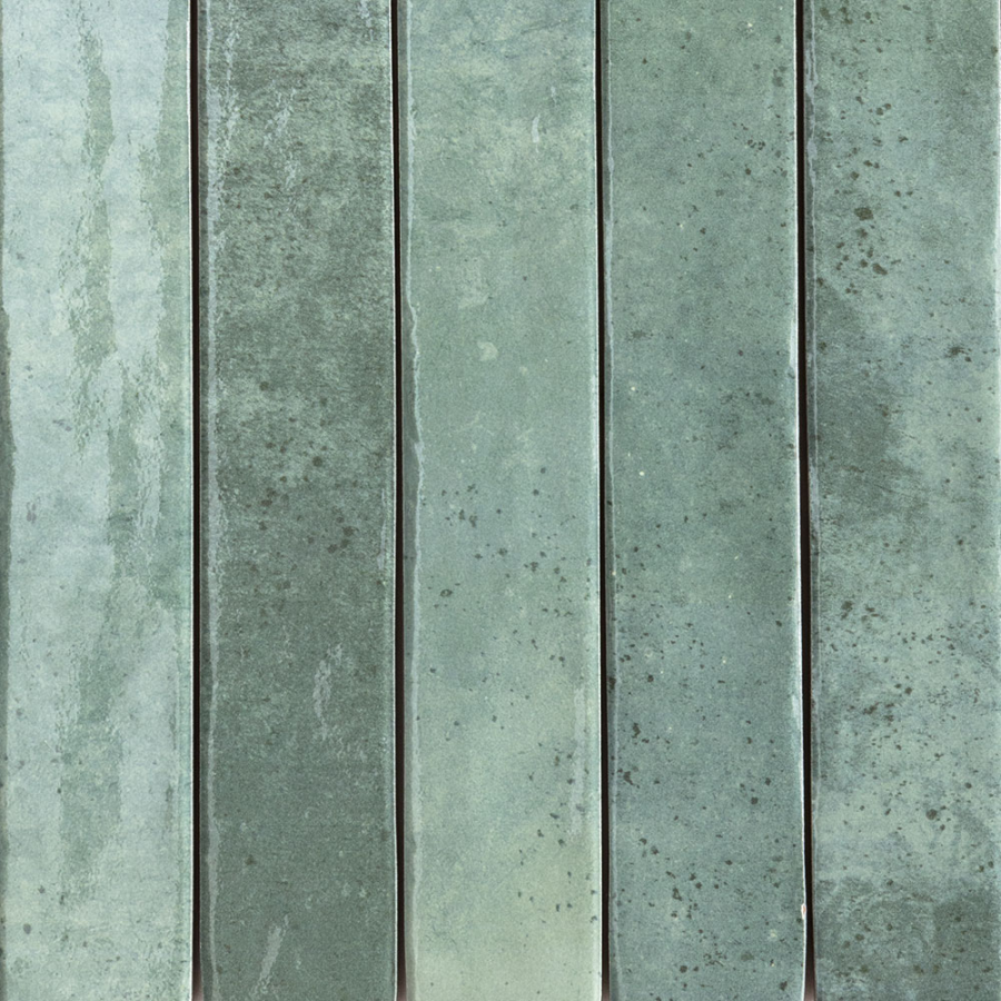 Sartoria Керамическая плитка Savoir Faire Mint Glossy 4.8x45