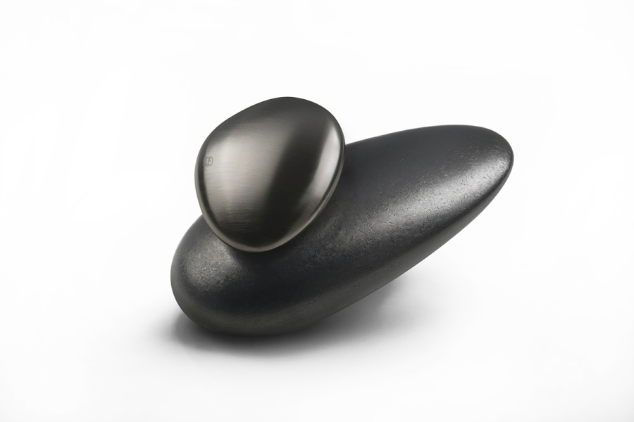 Cмеситель для раковины Gessi Equilibrio, без донного клапана, цвет Black Metal Materic PVD