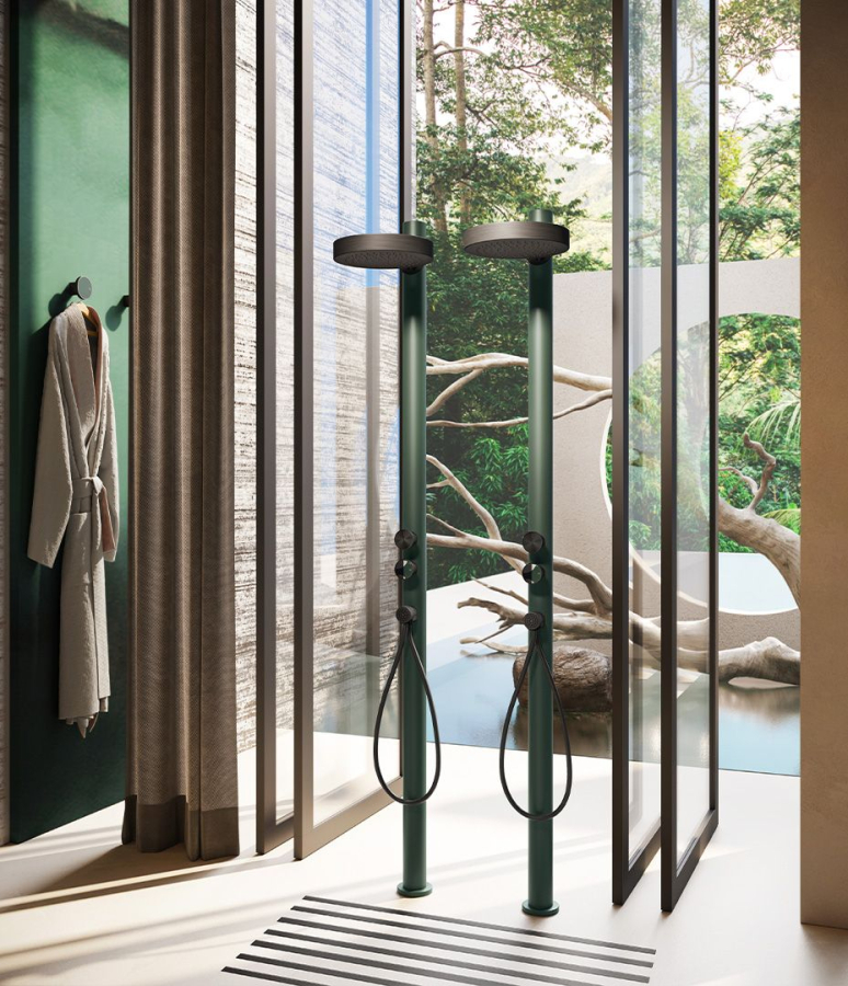 Крючок Gessi Origini, настенный, ø67х50 мм, с отделочной вставкой, цвет Matte Black - изображение 1