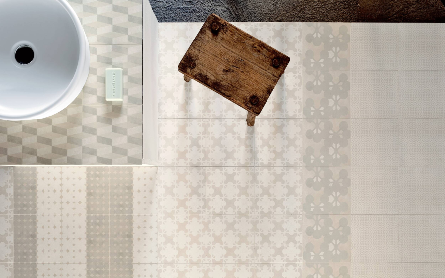 Mutina Керамогранит Azulej Renda Bianco 20x20 - изображение 1