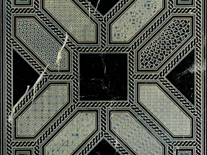 На изображении товар Akros Venezia Камень Axioma Apsidha Old Nero Marquinia 40x40x1 от официального представителя в Москве
