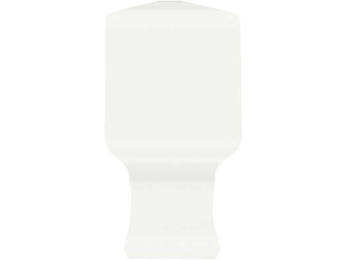 На изображении товар CERAMICHE GRAZIA Угловой элемент ELEGANCE ANGOLO BORDURA 1,5X3,5 SNOW MAT от официального представителя в Москве