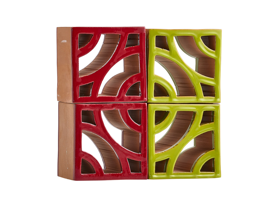 Sartoria Керамика Split Blend Deco Lime Green Glossy Border 12x12 - изображение 3
