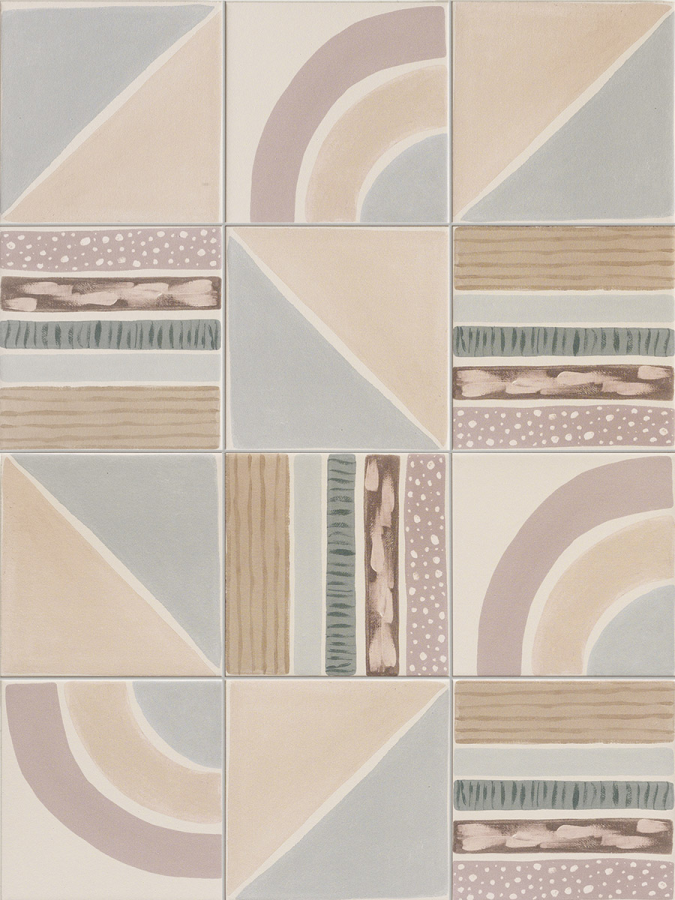 Sartoria Керамогранит Genesi Decor Mix Terra Rainbow Matt 15x15 - изображение 1