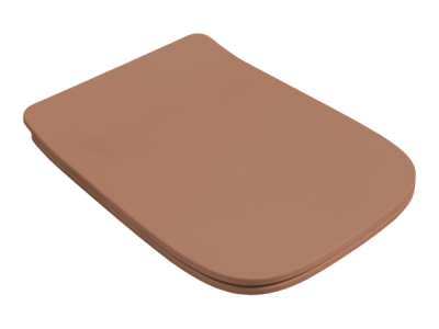 Сиденье для унитаза Artceram A16 Slim, с механизмом плавного закрывания, цвет Brown Tortora