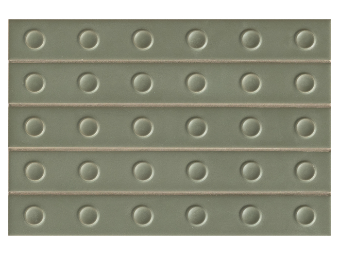 На изображении товар Mutina Керамическая плитка Punto Matt Down Green 21X31,5 от официального представителя в Москве