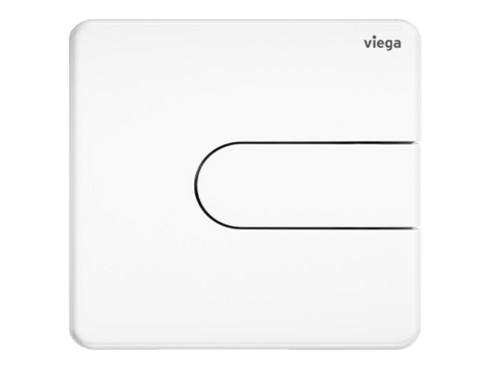 На изображении товар Панель смыва Viega Prevista Visign for Style 23 для писсуара, цвет белый от официального представителя в Москве