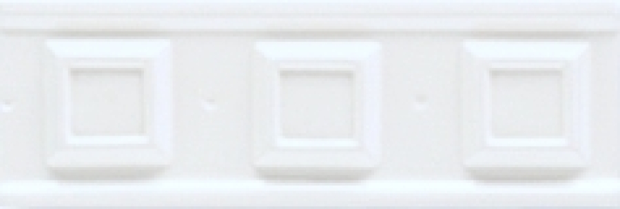 CERAMICHE GRAZIA  Бордюр BOISERIE SQUARE 6,5X20 BIANCO MATT.