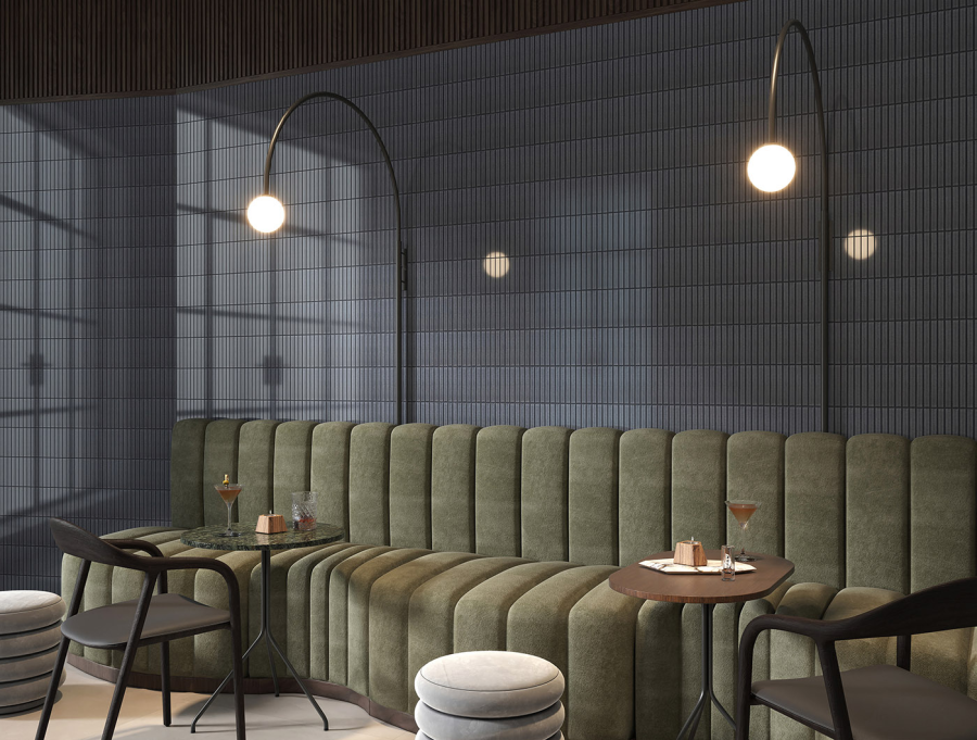 Terratinta Ceramics Мозаика, керамогранит Mosaico Stick Glossy Imperial Blue Mosaico 29x30 / 5.5 - изображение 1