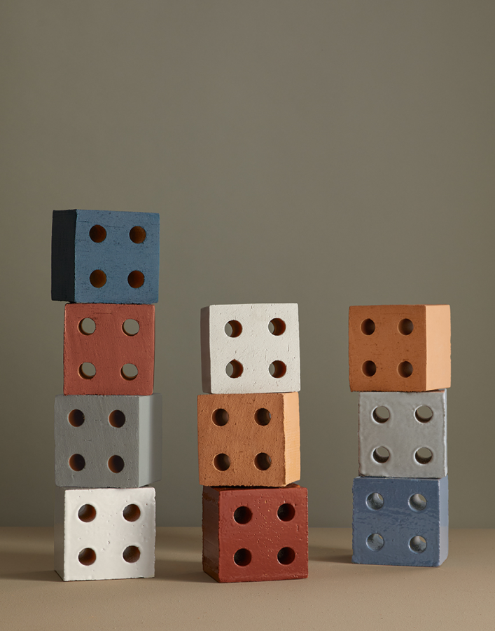 Mutina Керамогранит Bloc Matt Blue 13x13x10 - изображение 2