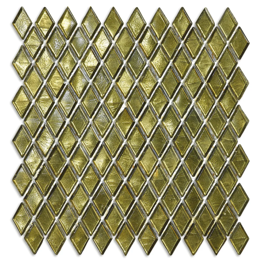 Sicis Стеклянная мозаика Diamond ITEM H1 Cempaka chips size 23х40 mm sheet size 229x272 mm