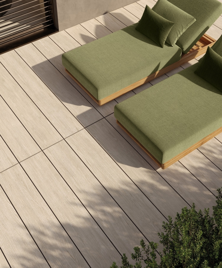 Kronos ceramiche Керамогранит Essence Ambre Deck nat\ret 20x120 - изображение 1