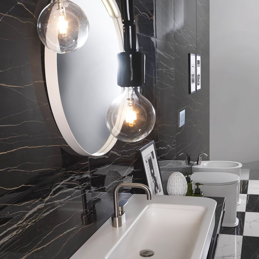 Зеркало Flaminia Madre, со светодиодной подсветкой, цвет белый матовый - изображение 6