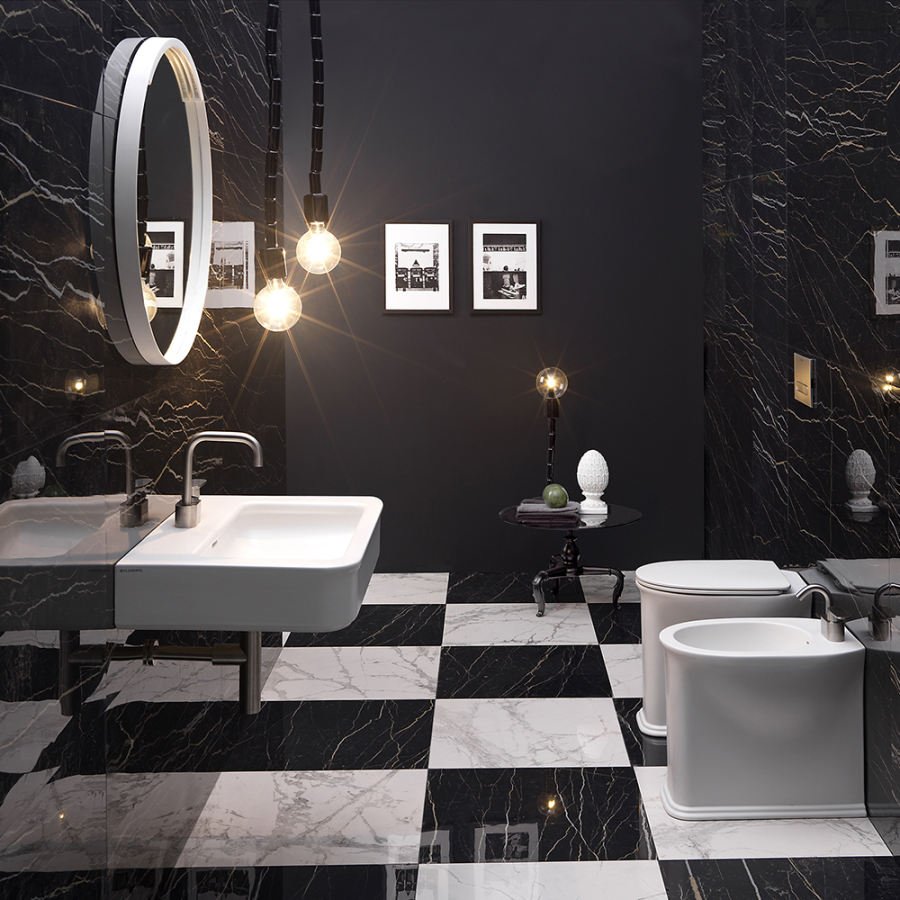 Зеркало Flaminia Madre, со светодиодной подсветкой, цвет белый матовый - изображение 9