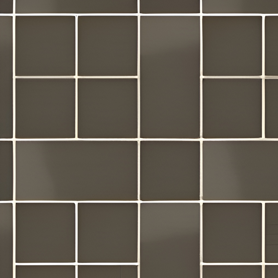 Micro. Керамогранит Microtiles Plaid Mix Glaze Coffee 30,1x30,1