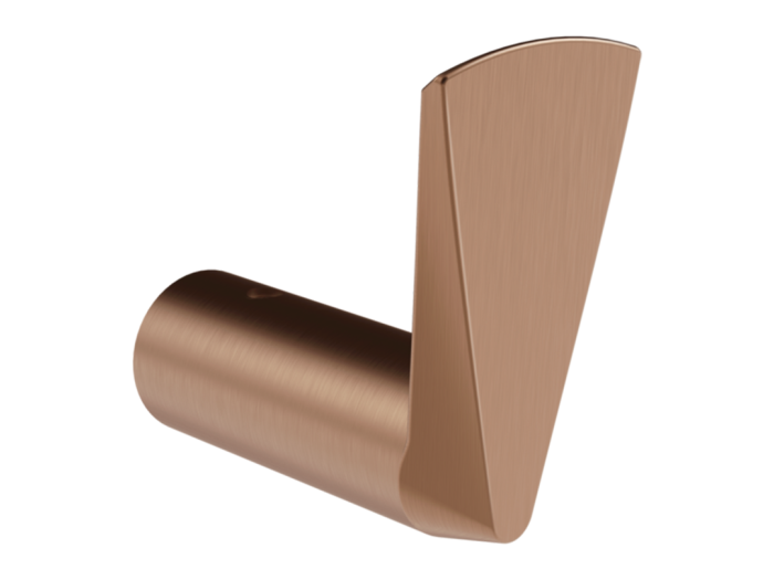 На изображении товар Крючок Gessi Ventaglio, 27x50xh56 мм, настенный, цвет Copper Brushed PVD от официального представителя в Москве