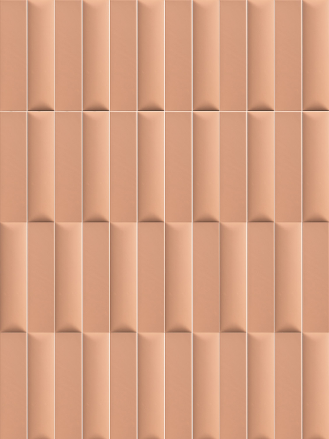 Sartoria Керамическая плитка Vibes Peak Mattone Glossy 6.2x25 - изображение 1