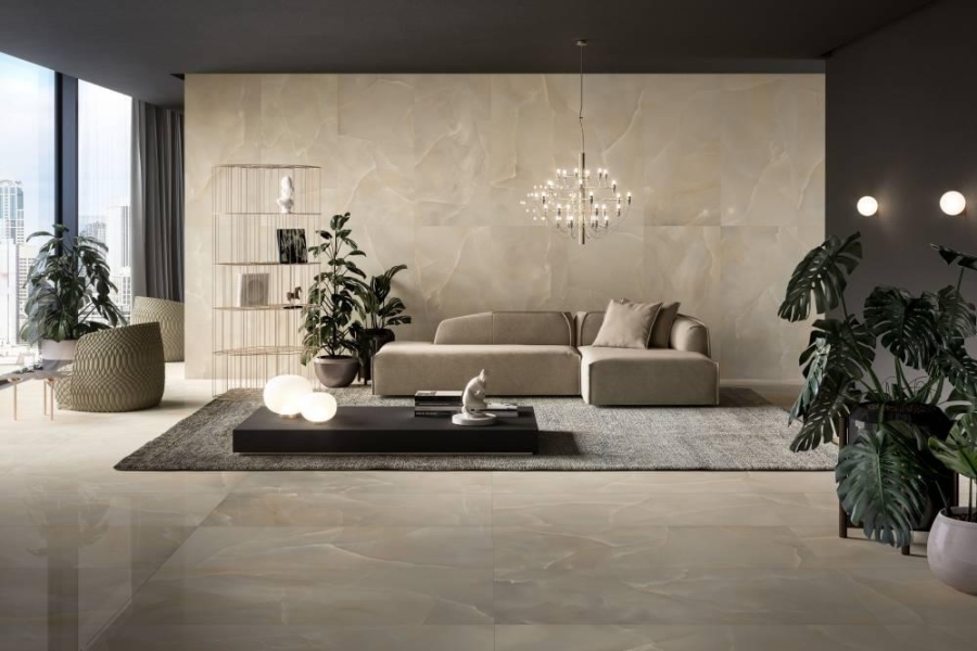 REFIN Керамогранит PRESTIGIO ONYX BEIGE LUCIDO R 60x120 - изображение 1