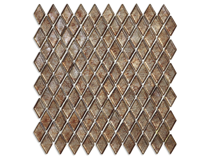 На изображении товар Sicis Стеклянная мозаика Diamond ITEM 02 Nanorod chips size 23х40 mm sheet size 259x266 mm от официального представителя в Москве