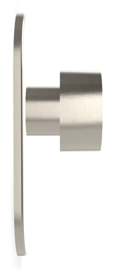 Смеситель для душа Carlo Frattini SO, настенный, без ручек, Н-200 мм, внешняя часть, цвет никель брашированный - изображение 2