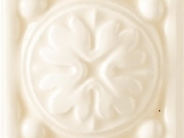 На изображении товар CERAMICHE GRAZIA Вставка ESSENZE VOLUTA TOZZETTO 6X6 PRIMULA от официального представителя в Москве