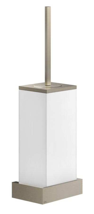 Ёршик Gessi Rettangolo, настенный, цвет White/Finox Brushed Nickel