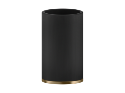 Cтакан Gessi Inciso ⌀75хh127 мм, настольный, цвет Black/Warm Bronze Brushed PVD