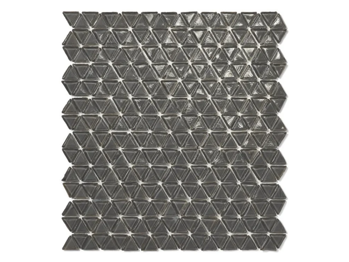 На изображении товар Sicis Смальтовая мозаика Trigono Mosaic Ferro chips size 19x21 mm sheet-size 284x300 mm от официального представителя в Москве