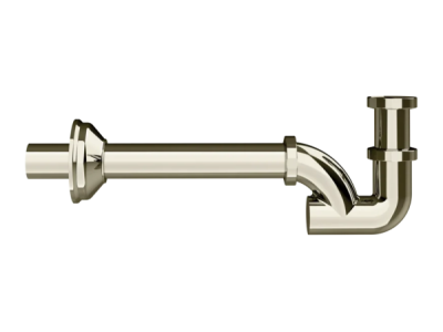 На изображении товар Сифон для раковины Gessi Technical Accessories, бутылочный, цвет Nickel PVD от официального представителя в Москве
