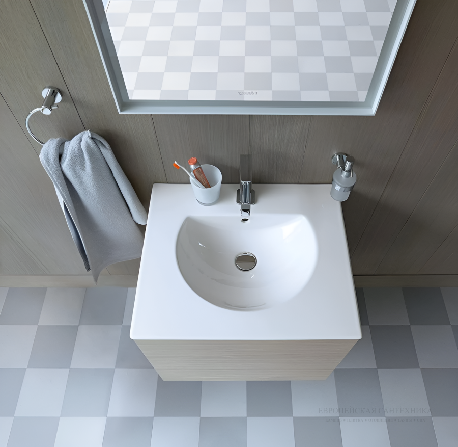 Полотенцедержатель Duravit D-Code настенный, кольцо  Ø 169 мм, латунь, цвет хром глянцевый - изображение 3