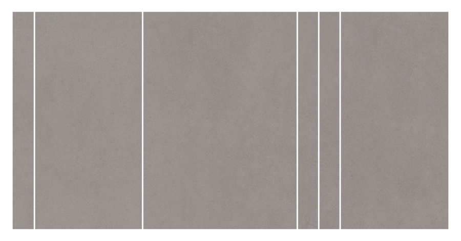 Living Ceramics Керамогранит Cava Pattern 1 Grey Natural 29,8x59,8