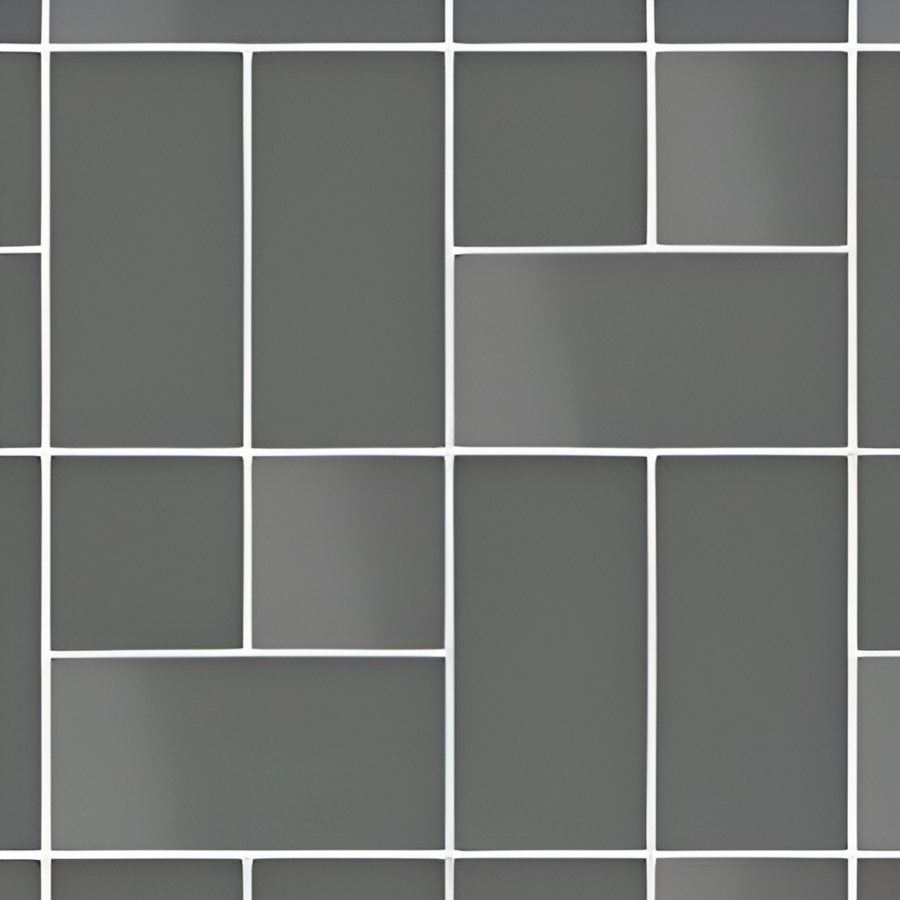 Micro. Керамогранит Microtiles Modern Mix Glaze Graphite 40,2x40,2