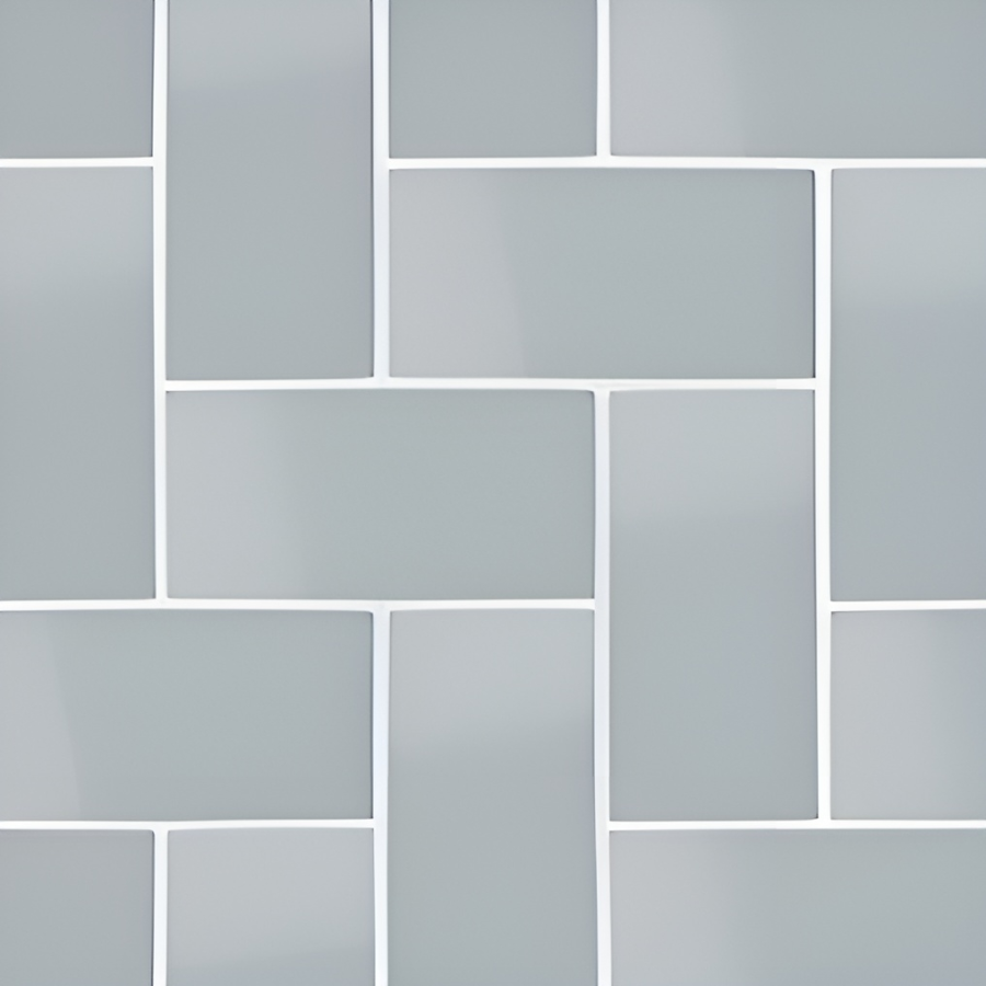 Micro. Керамогранит Microtiles Herringbone Glaze Azure 40,2x40,2