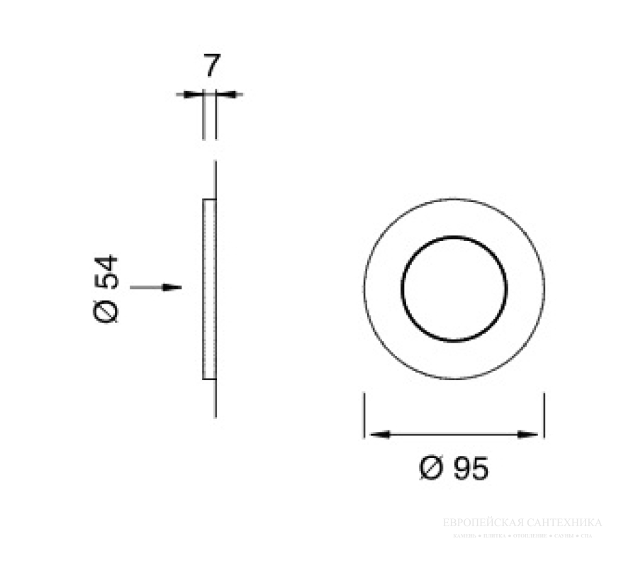 Кнопка CeaDesign Hydroplate дистанц-ая с пневм. сис-мой двойного смыва для бачка Geberit (Sigma12, Omega12, Kappa15), сталь, цвет Black Diamond сатин - изображение 1