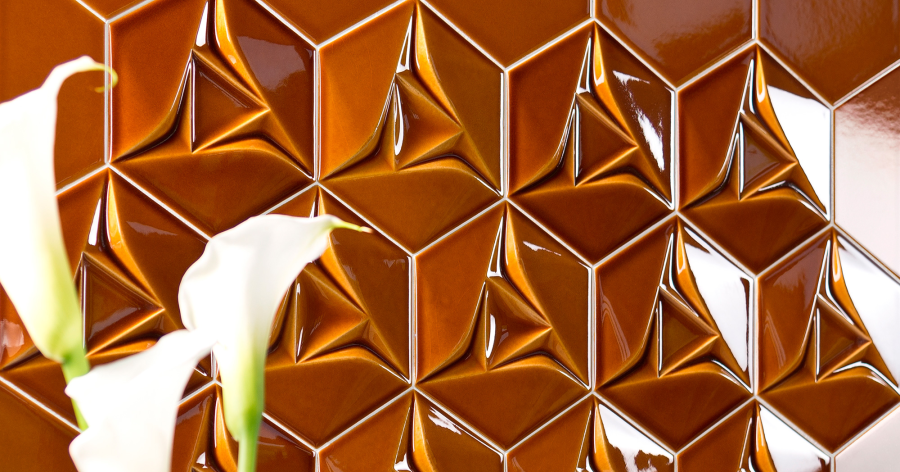 Etruria Керамическая плитка CONCETTO SPAZIALE 16X18.5 Esagono Caramel Craquele' - изображение 2