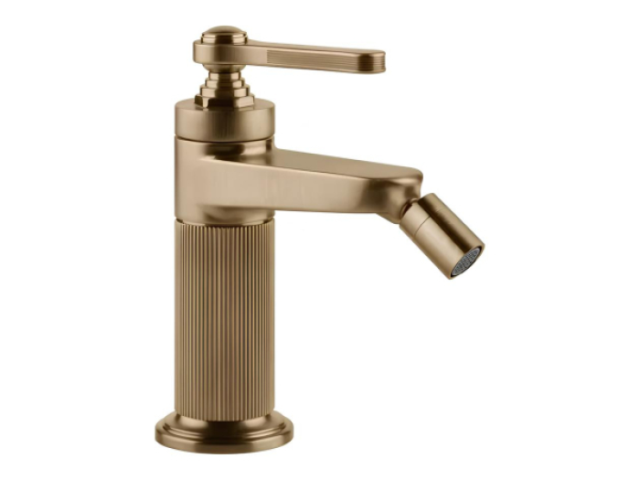 На изображении товар Смеситель для биде Gessi Venti20, с донным клапаном, цвет Warm Bronze Br. PVD от официального представителя в Москве