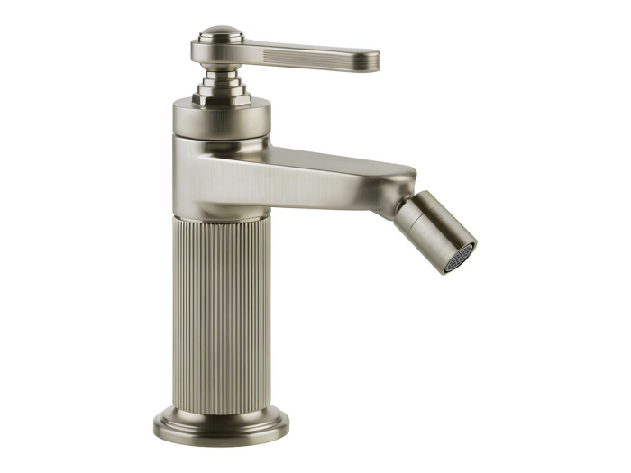 На изображении товар Смеситель для биде Gessi Venti20, с донным клапаном, цвет Finox Brushed Nickel от официального представителя в Москве