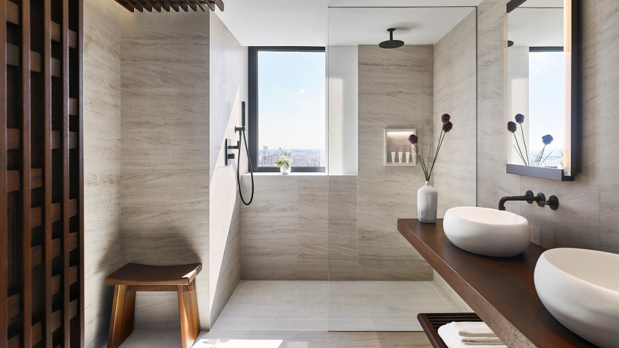 Термостат Gessi Inciso, встраиваемый, с переключателем на 2 выхода, цвет Brushed Brass PVD - изображение 3