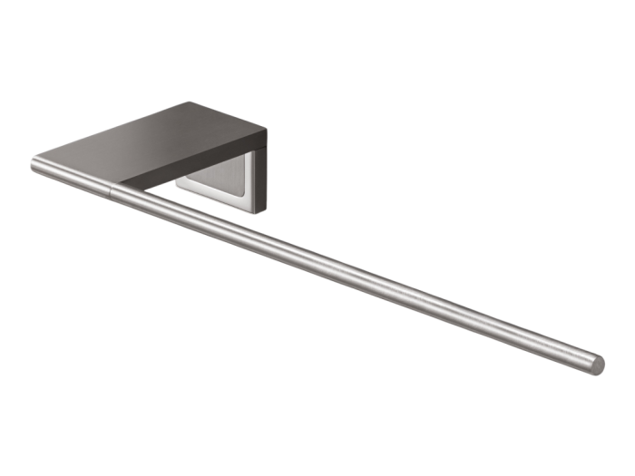 На изображении товар Полотенцедержатель CeaDesign Duet, цвет сатинированная нержавеющая сталь от официального представителя в Москве