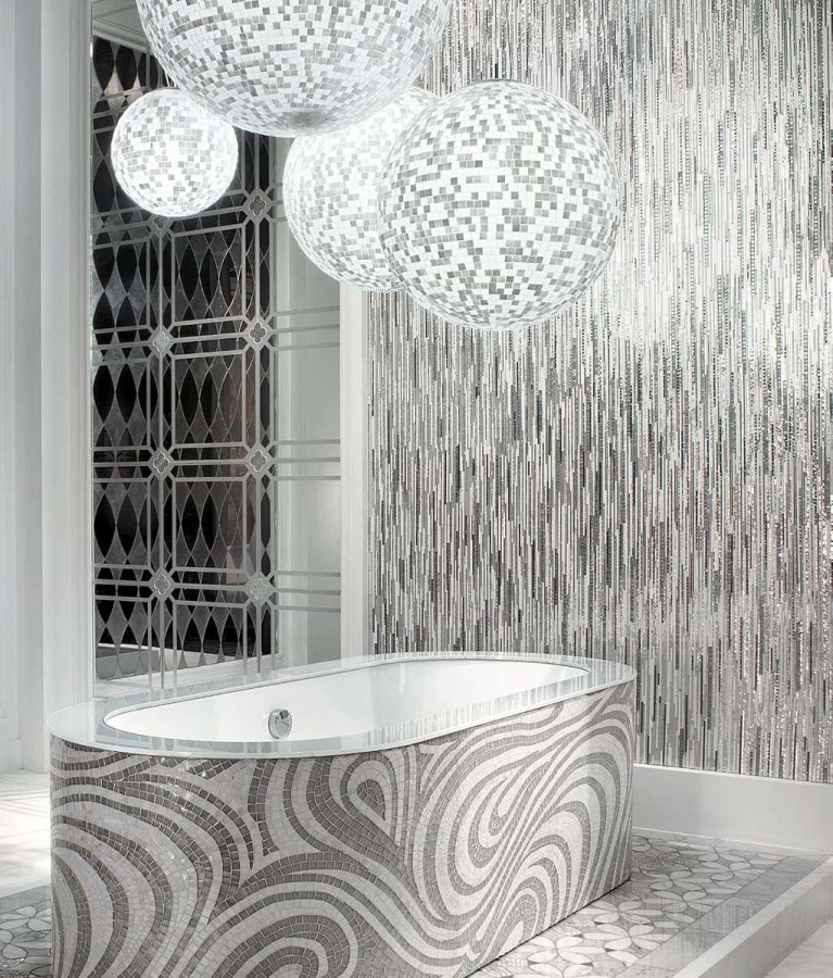 Sicis Стеклянная мозаика Fibers Art Eridanus sheet size 150x270 mm - изображение 2